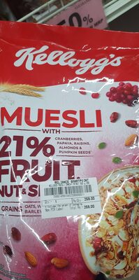 Kellogg's muesli crunchy fruit