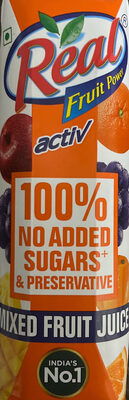 Real activ 100% mixed fruit juice