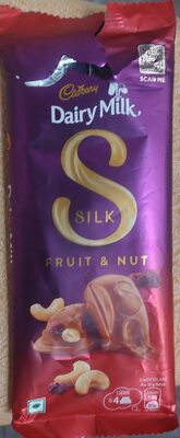 Dairy Milk Silk Fruit and Nut Chocolate Bar