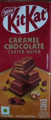 kitkat caramel chocolate coated wafer