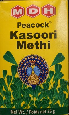 MDH Peacock Kasoori Methi Dried Fenugreek Leaves