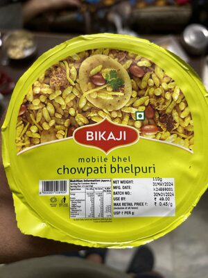 Bikaji mobile bhel chowpati bhelpuri