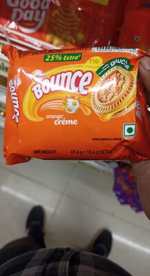 Bounce Orange Cream Biscuit